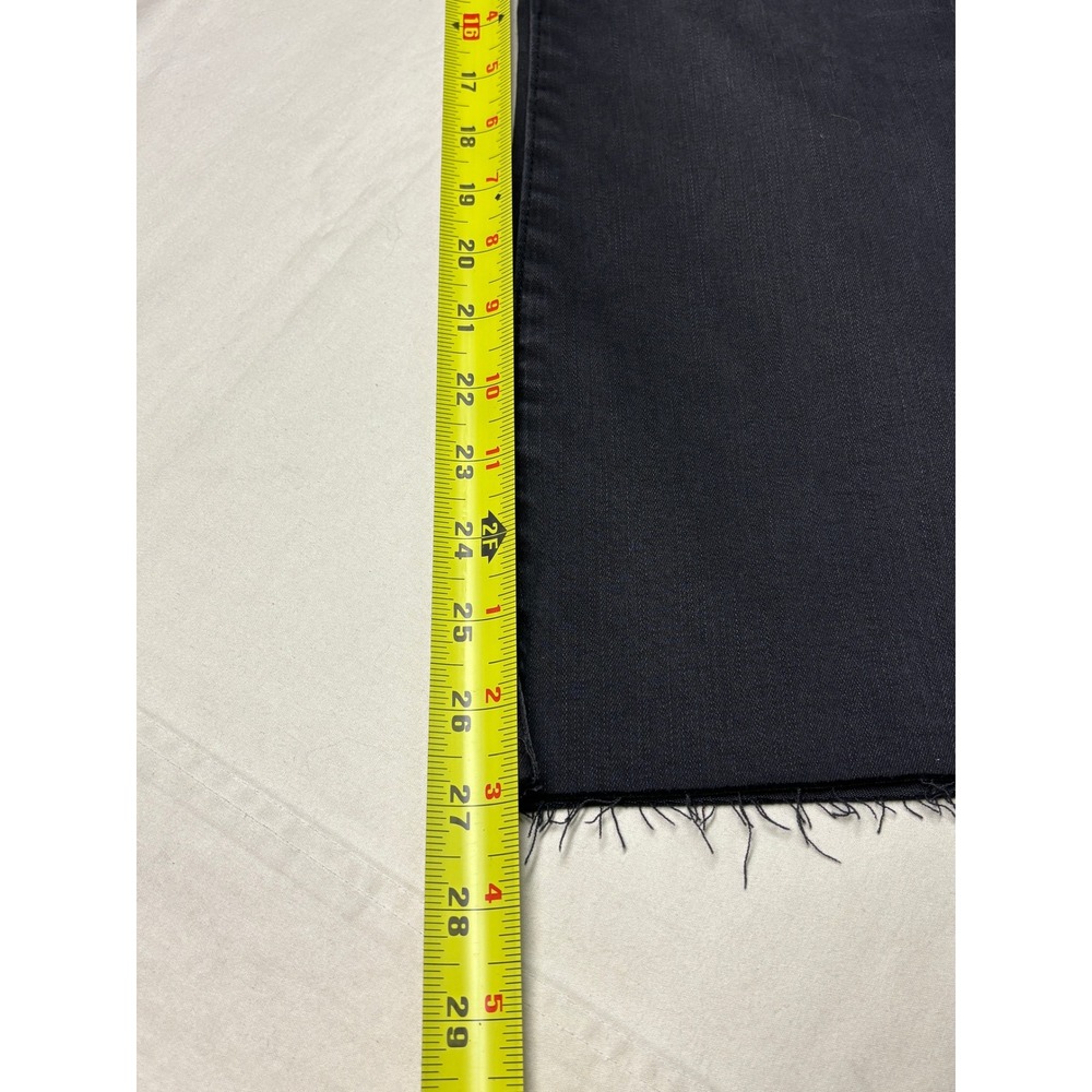 FRAME Le Crop Mini Boot Jeans Kerry Black Grey Raw Hem  Womens Size 27X27‎ - Picture 13 of 15